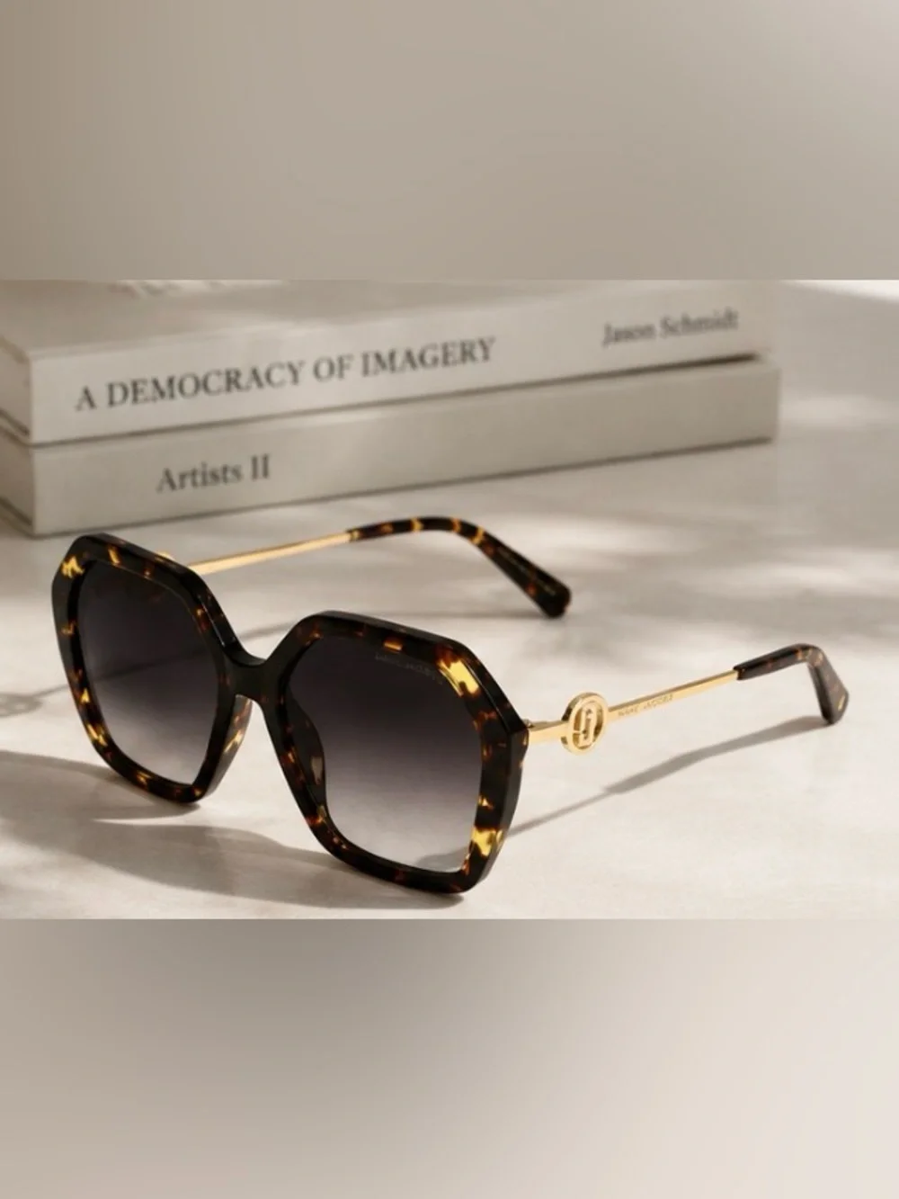 Marc Jacobs MARC 689/S Oversized Luxury Tortoise Gold Gradient Sunglasses 57mm